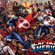 Mark Brooks' cover to Captain America #0 featuring both Captains America and their supporting cast.